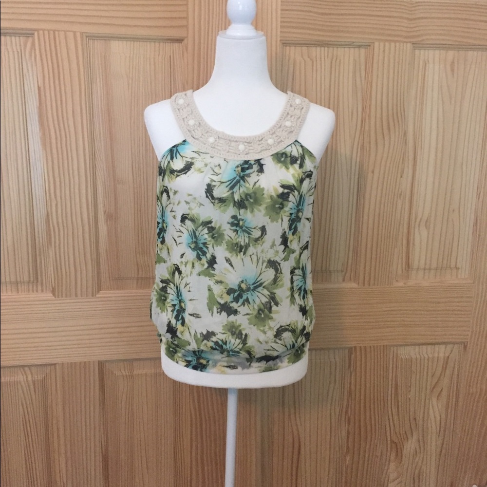 BCX Floral Top